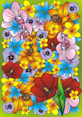 flower background clipart