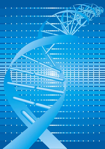 Espiral de dna —  Vetores de Stock