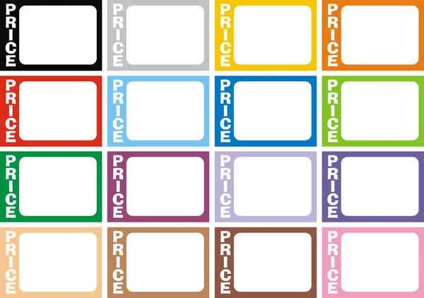 Empty frames collection — Stock Vector