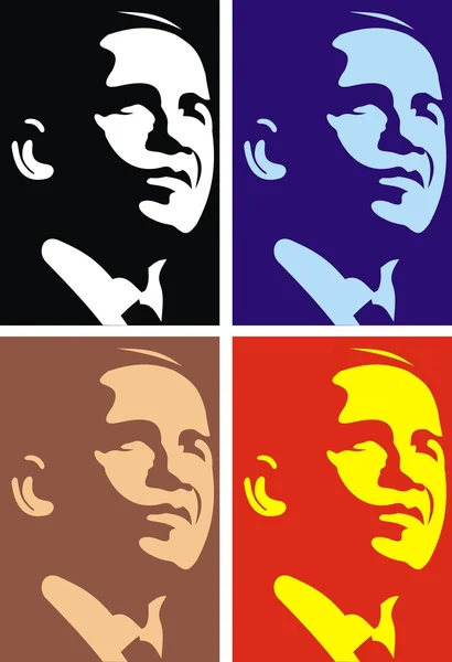 Barack obama — Stockvektor