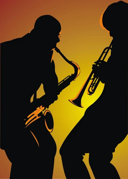 Jazz háttér — Stock Vector