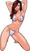 nice bikini girl (woman)