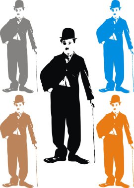 Charlie Chaplin - my caricature clipart