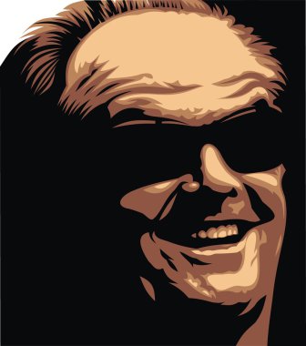 jack Nicolson - benim orijinal karikatür