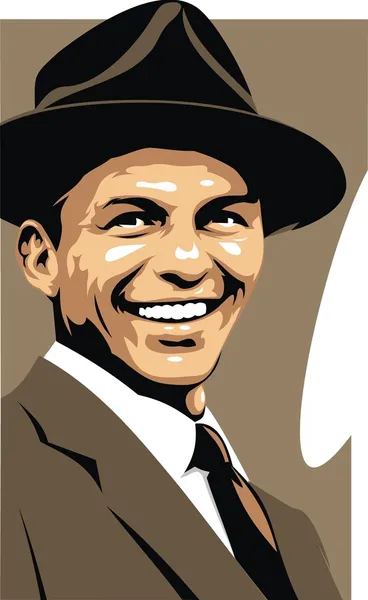 Frank sinatra - benim orijinal karikatür
