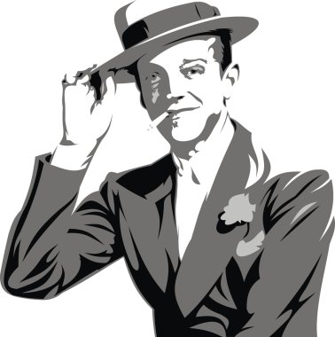 Fred astaire - benim orijinal karikatür