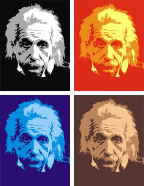 Albert Einstein - my original caricature clipart