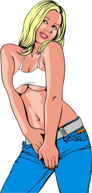 sıcak ve seksi kız bikini