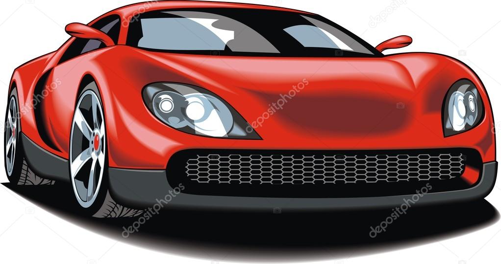 my original sport car (my design) in red color