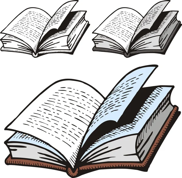 Открытый словарь — стоковый вектор
