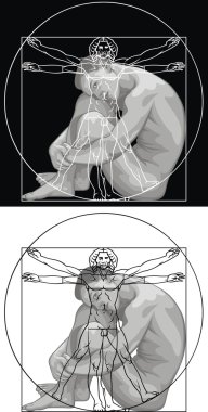 Leonardo da Vinci'nin insan ve insan