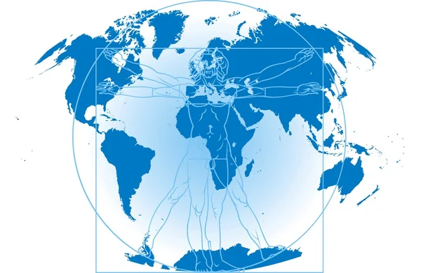 Mapa mundial — Archivo Imágenes Vectoriales