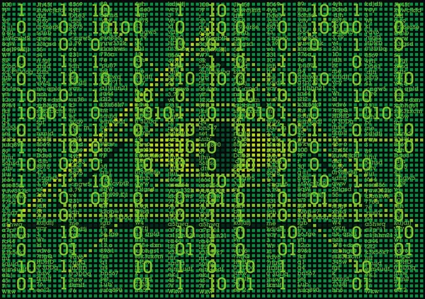 Matrixachtergrond — Stockvector