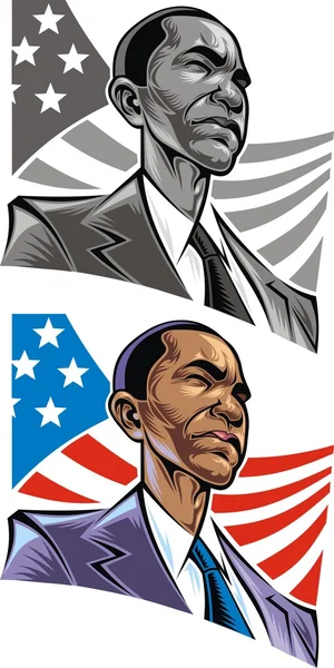 Barack obama — Stockvector