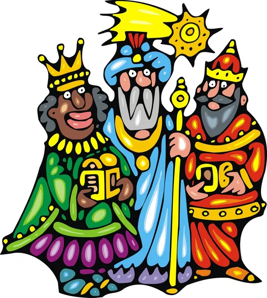 Tres reyes — Archivo Imágenes Vectoriales