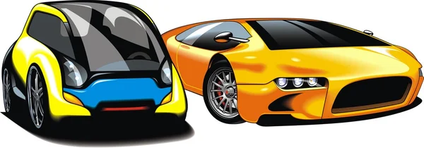 Meu design de carros esportivos originais — Vetor de Stock