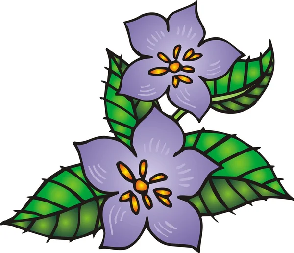 Flor de primavera — Vector de stock