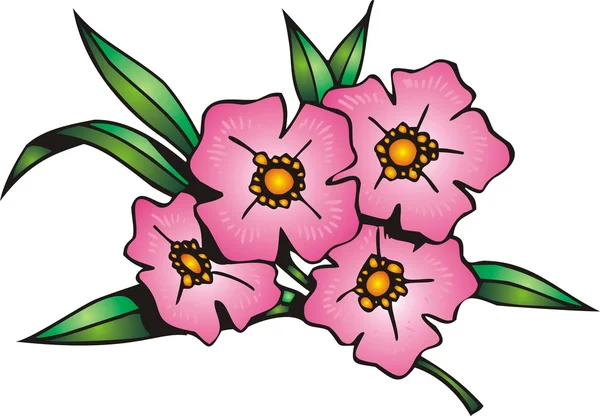 Bonita flor — Vector de stock