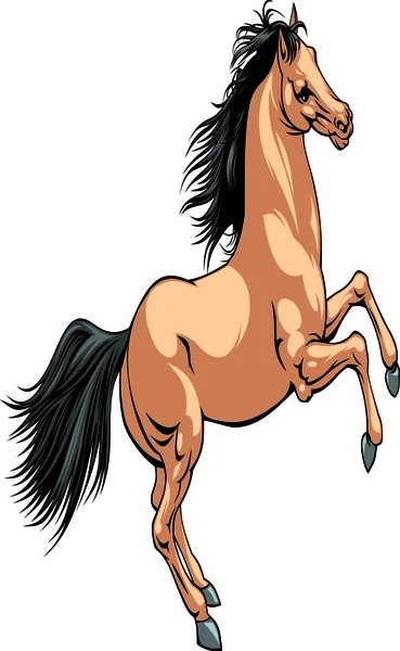 Коричневая лошадь — стоковый вектор