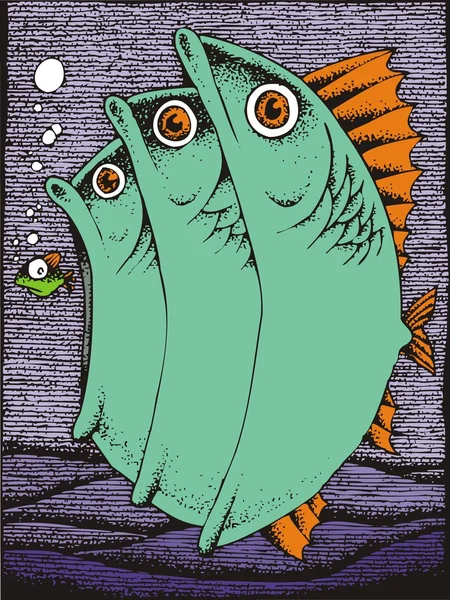 Beaux poissons — Image vectorielle