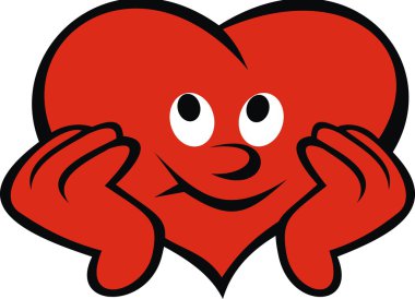 mutlu kalp (sevgi gülümsüyor serisi) 