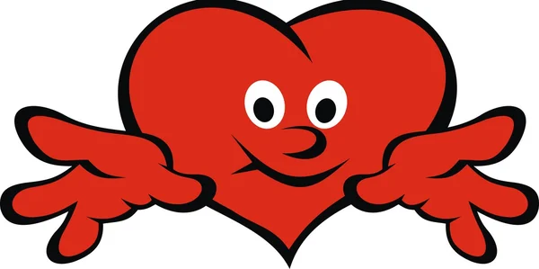 Boldog szívvel (love mosolyog sorozat) — Stock Vector