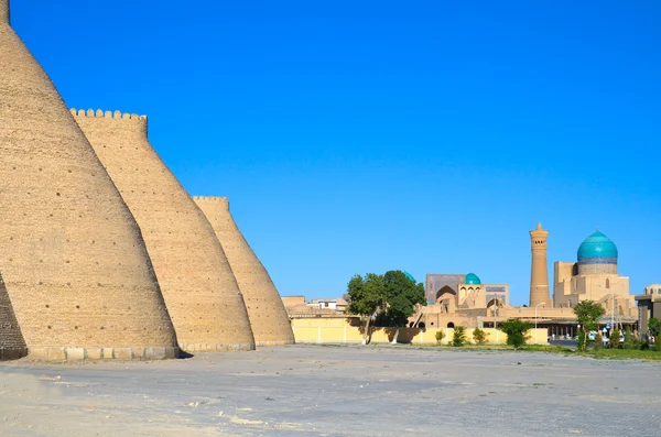 Staré muslimské architektonický komplex, Uzbekistán — Stock fotografie