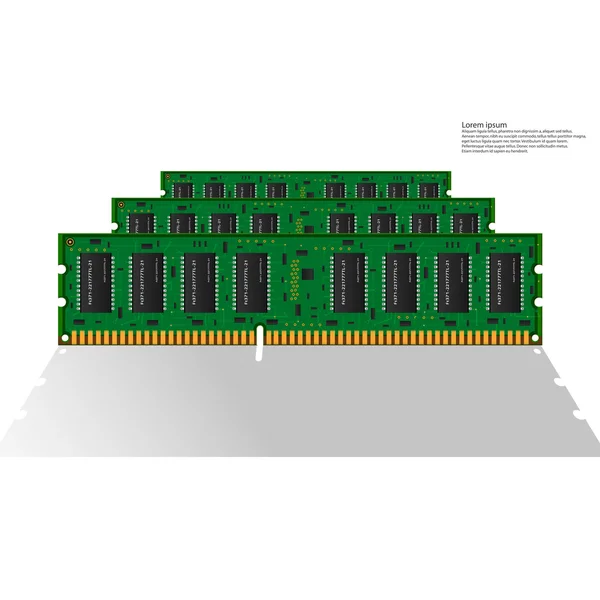 Computergeheugen — Stockvector