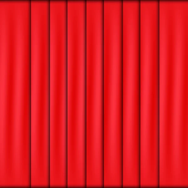 Curtain red — Stock Vector
