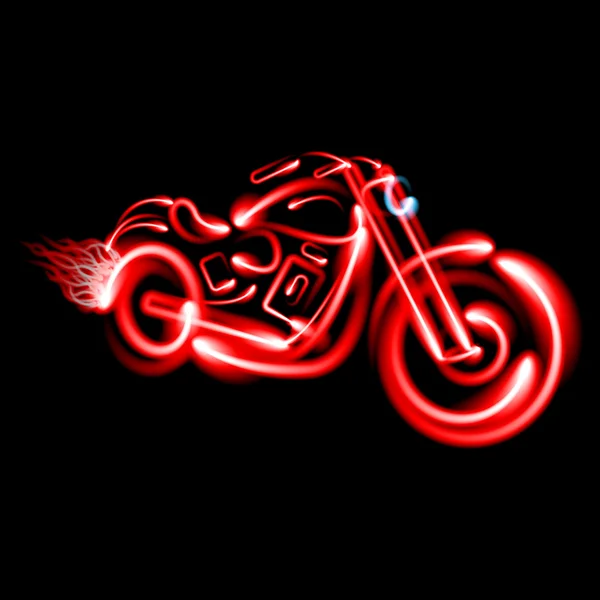 Motorkerékpár — Stock Vector