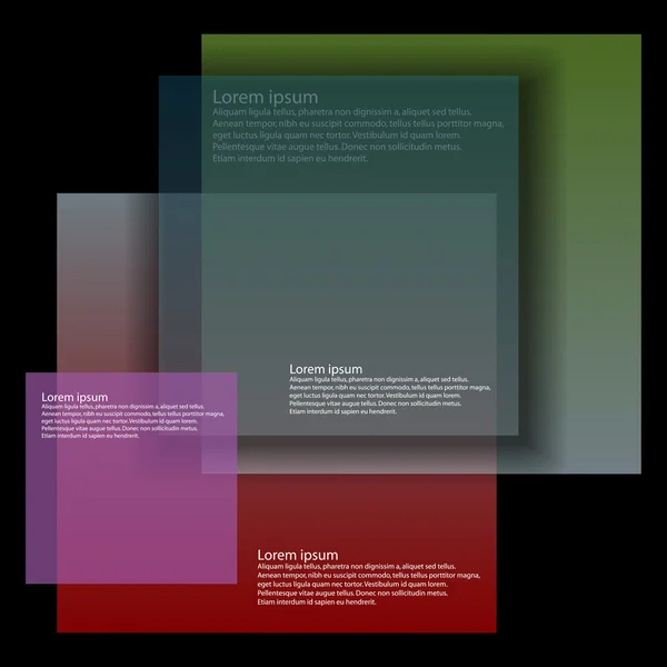 Fenêtre design coloré moderne — Image vectorielle