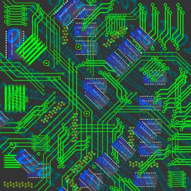 Chip, microcircuit, silikon çip, mikroçip
