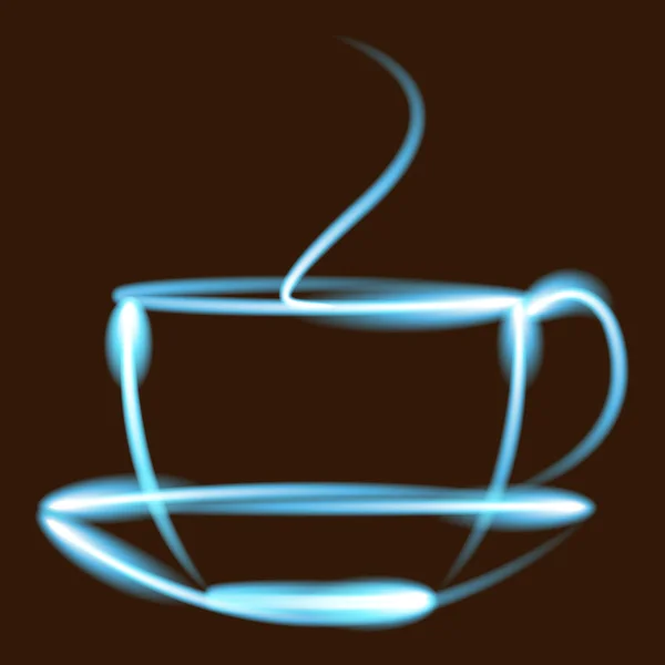 Tasse café — Image vectorielle