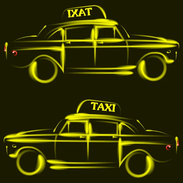 Taxi. — Archivo Imágenes Vectoriales