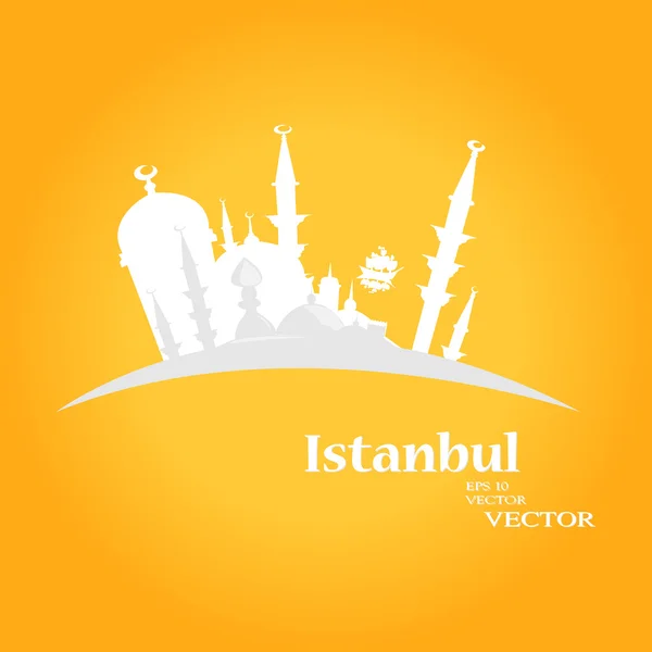 İstanbul Türkiye — Stok Vektör