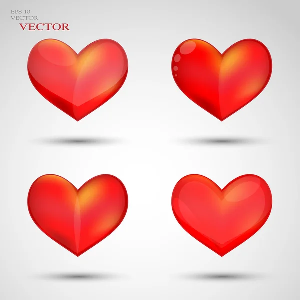 Corazón, día de San Valentín, vacaciones — Vector de stock