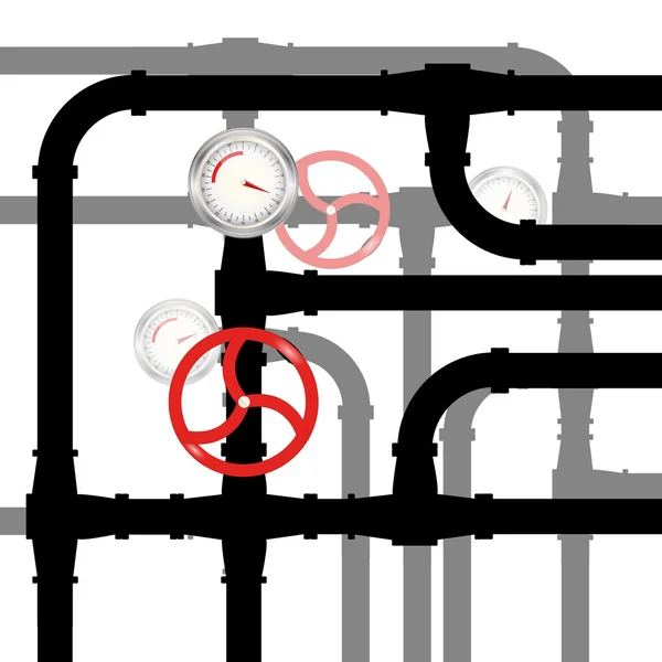 Pijpleiding — Stockvector