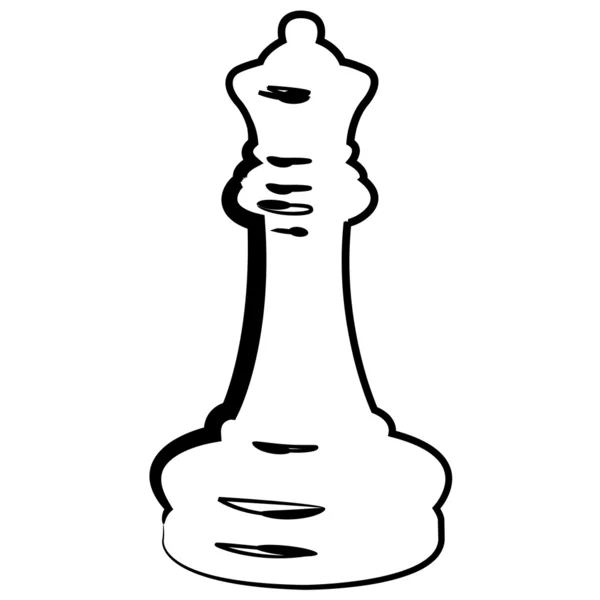 Icônes d'échecs. Illustration vectorielle . — Image vectorielle