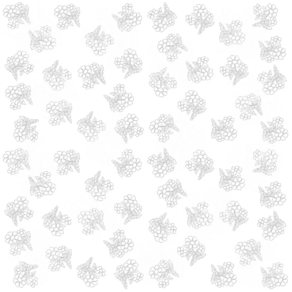 Fondo blanco y negro floral — Archivo Imágenes Vectoriales