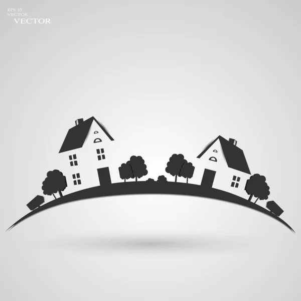 Vector house ikon — Stock Vector