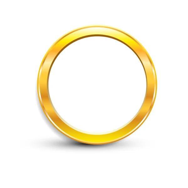 Anillo de oro — Vector de stock