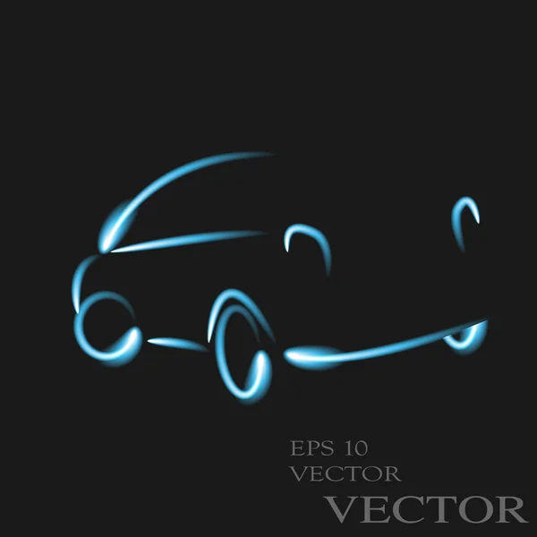 Icono del coche — Vector de stock