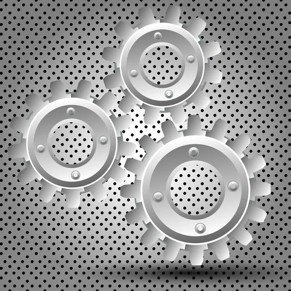 Gears background — Stock Vector