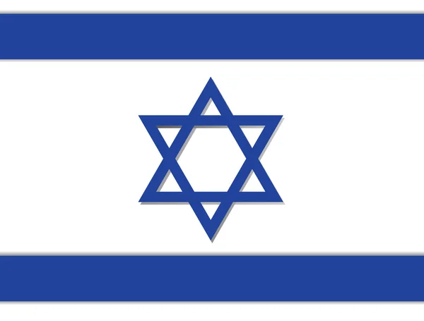 Bandera de Israel — Vector de stock