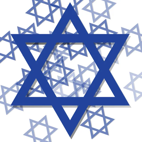 Vlag van Israël — Stockvector