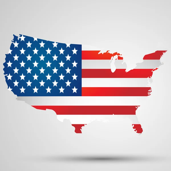 Estados Unidos — Vector de stock