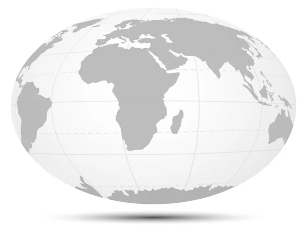 Illustration carte du monde — Image vectorielle