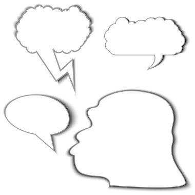 vektör konuşma balonları