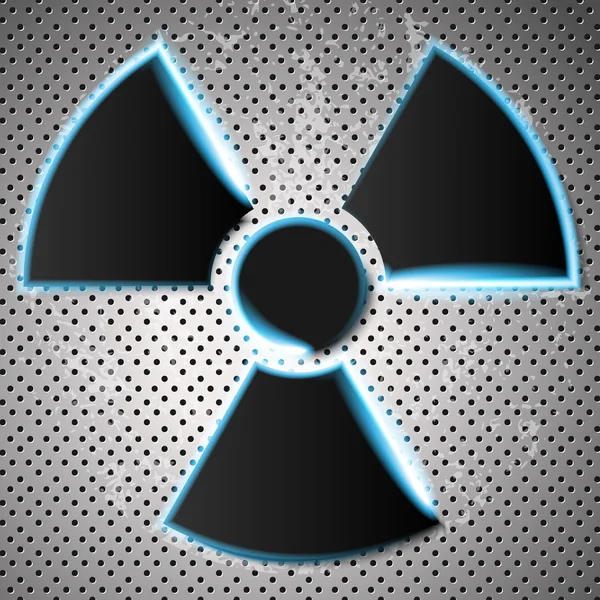 Perigo de radiação — Vetor de Stock