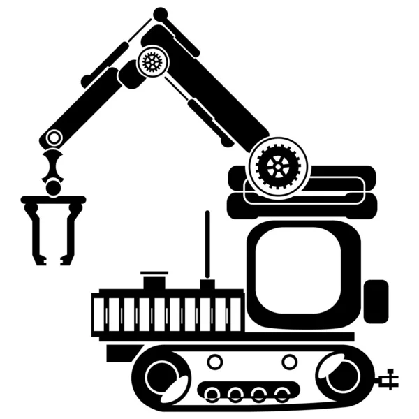 Maquinaria de construcción — Vector de stock